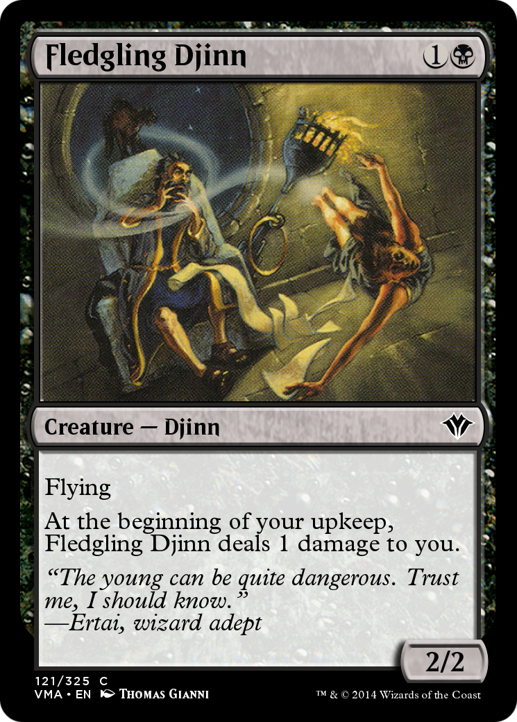 Fledgling Djinn (VMA-121) [Vintage Masters] Foil
