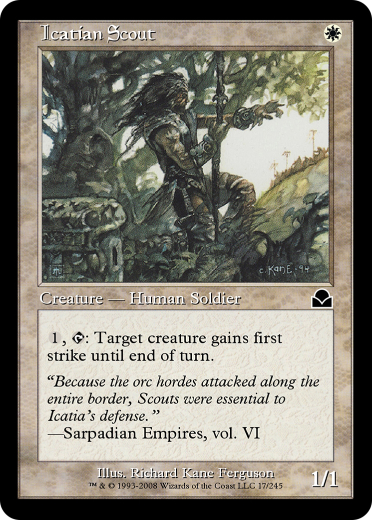 Icatian Scout (ME2-017) [Masters Edition II]