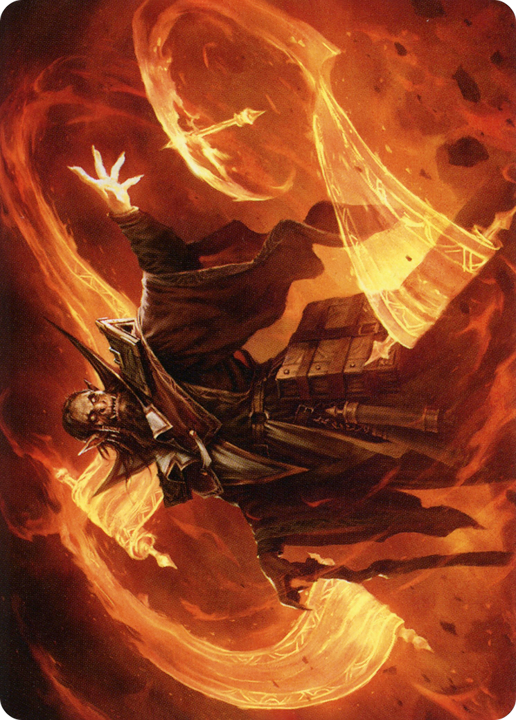 Plargg, Dean of Chaos // Plargg, Dean of Chaos (ASTX-053) (Borderless) [Strixhaven Art Series] Foil