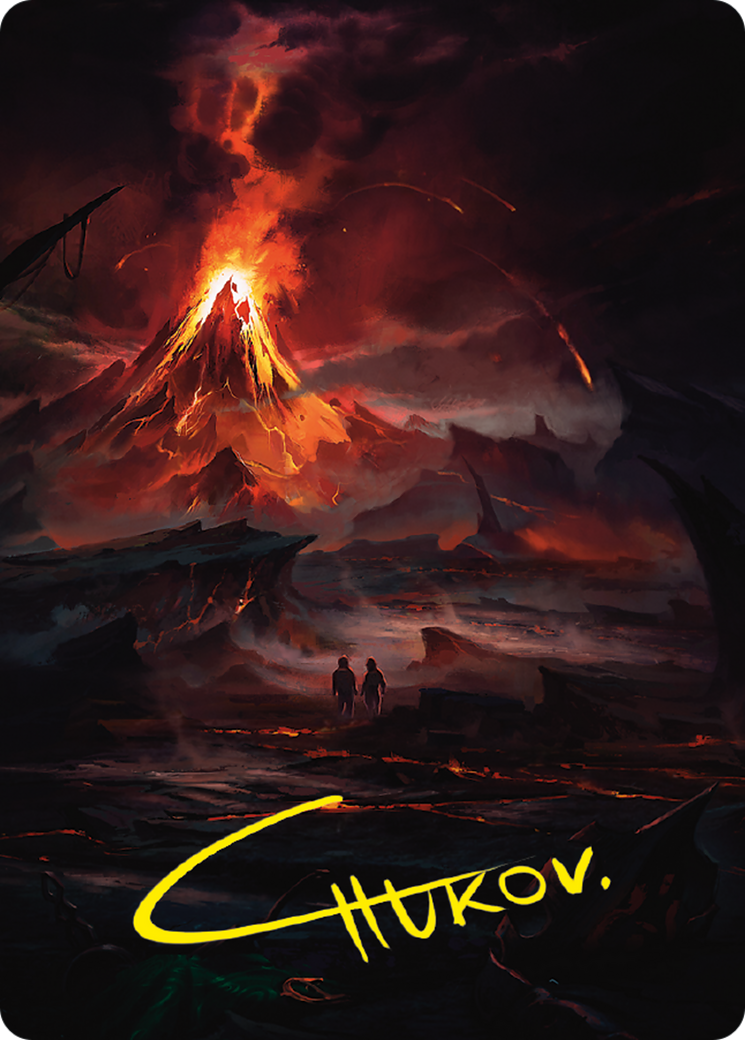 Valley of Gorgoroth // Valley of Gorgoroth (ALTR-080) (Borderless) [Tales of Middle-earth Art Series]