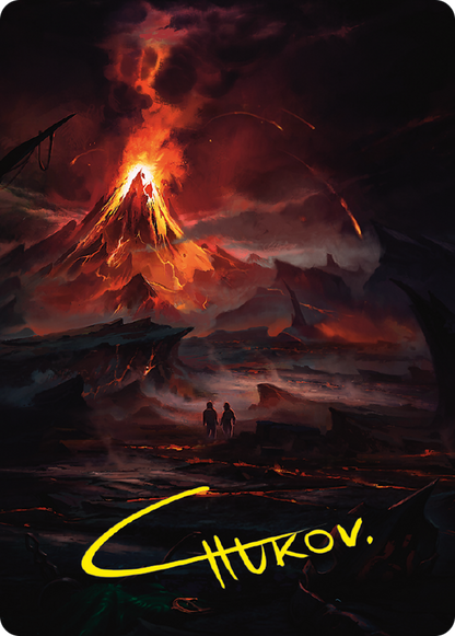 Valley of Gorgoroth // Valley of Gorgoroth (ALTR-080) (Borderless) [Tales of Middle-earth Art Series]