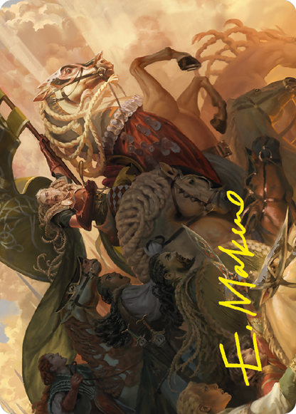 Marshal's Anthem // Marshal's Anthem (ALTR-068) (Borderless) [Tales of Middle-earth Art Series] Foil