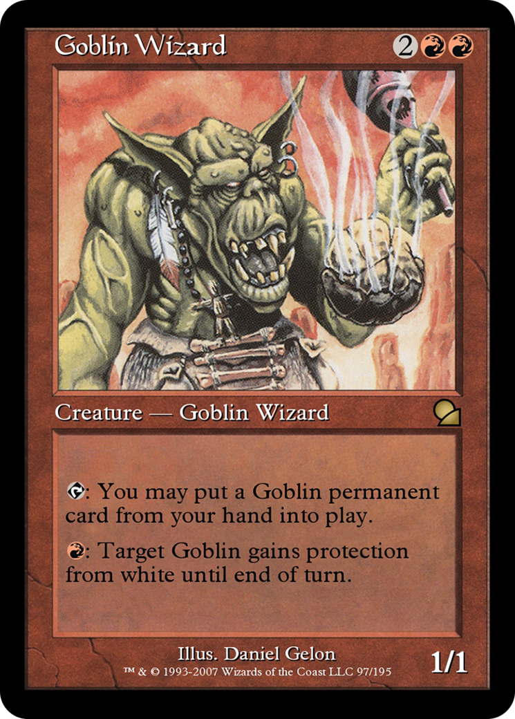 Goblin Wizard (ME1-097) [Masters Edition]