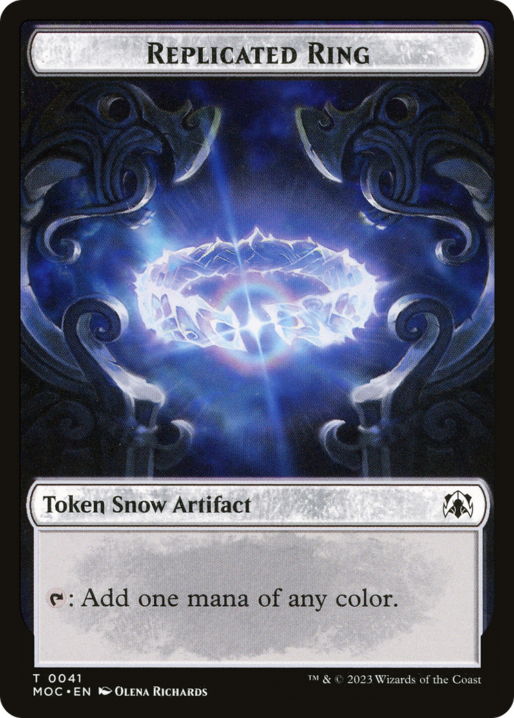 Replicated Ring (TMOC-041) [March of the Machine Commander Tokens]
