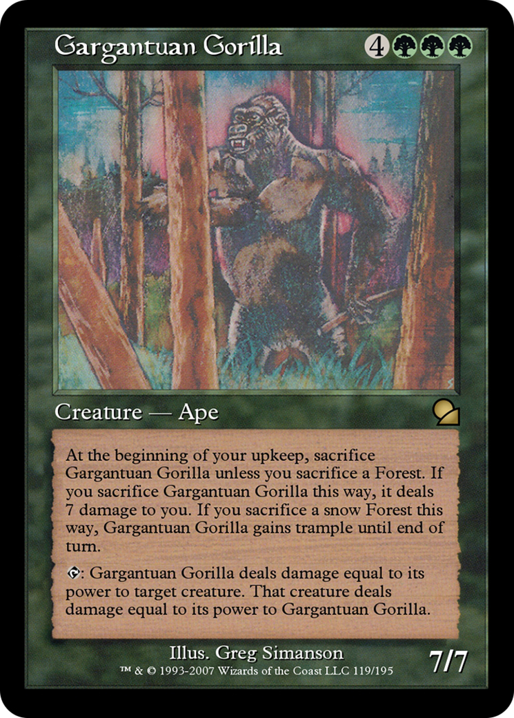 Gargantuan Gorilla (ME1-119) [Masters Edition] Foil