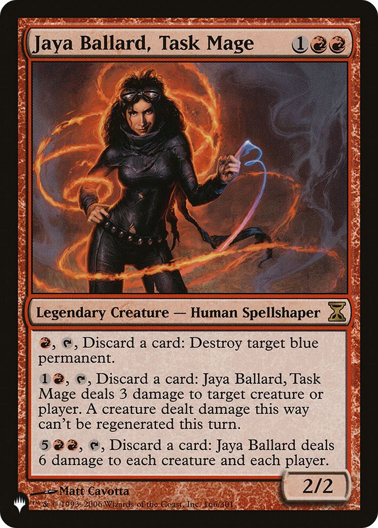 Jaya Ballard, Task Mage (LIST-166/301) [The List]