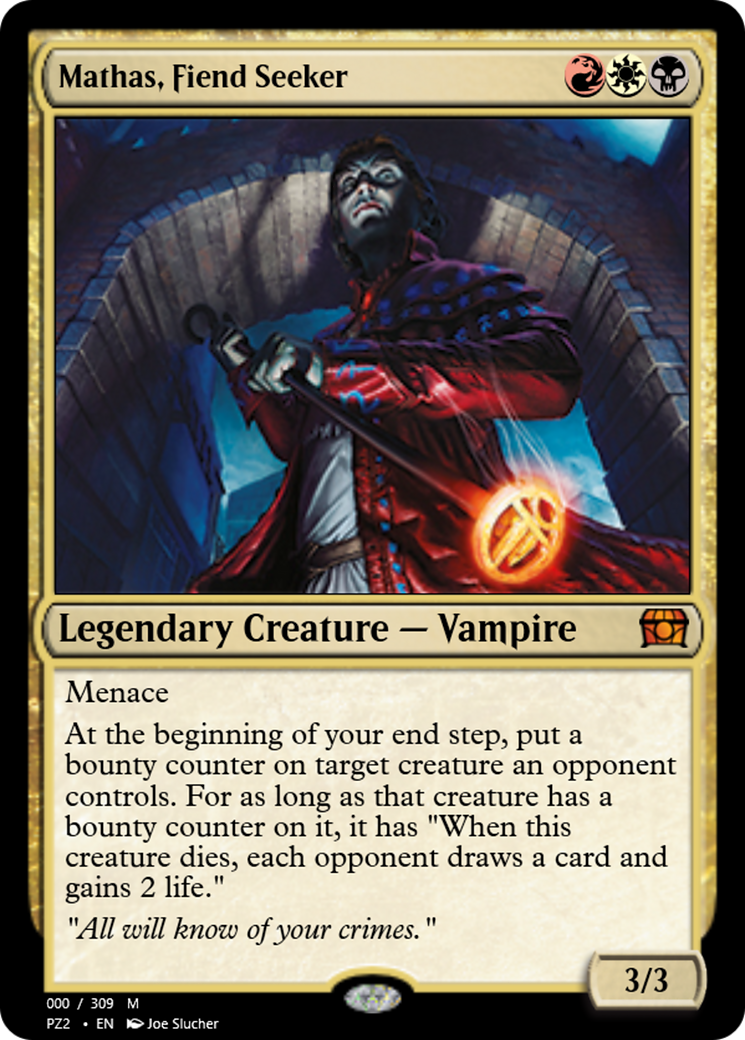 Mathas, Fiend Seeker (PZ2-65759) [Treasure Chest]