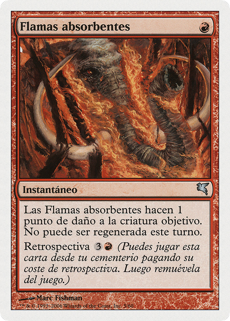Engulfing Flames (Italian) - "Fiamme Avvolgenti" (PSAL-0D5) [Salvat 2005]