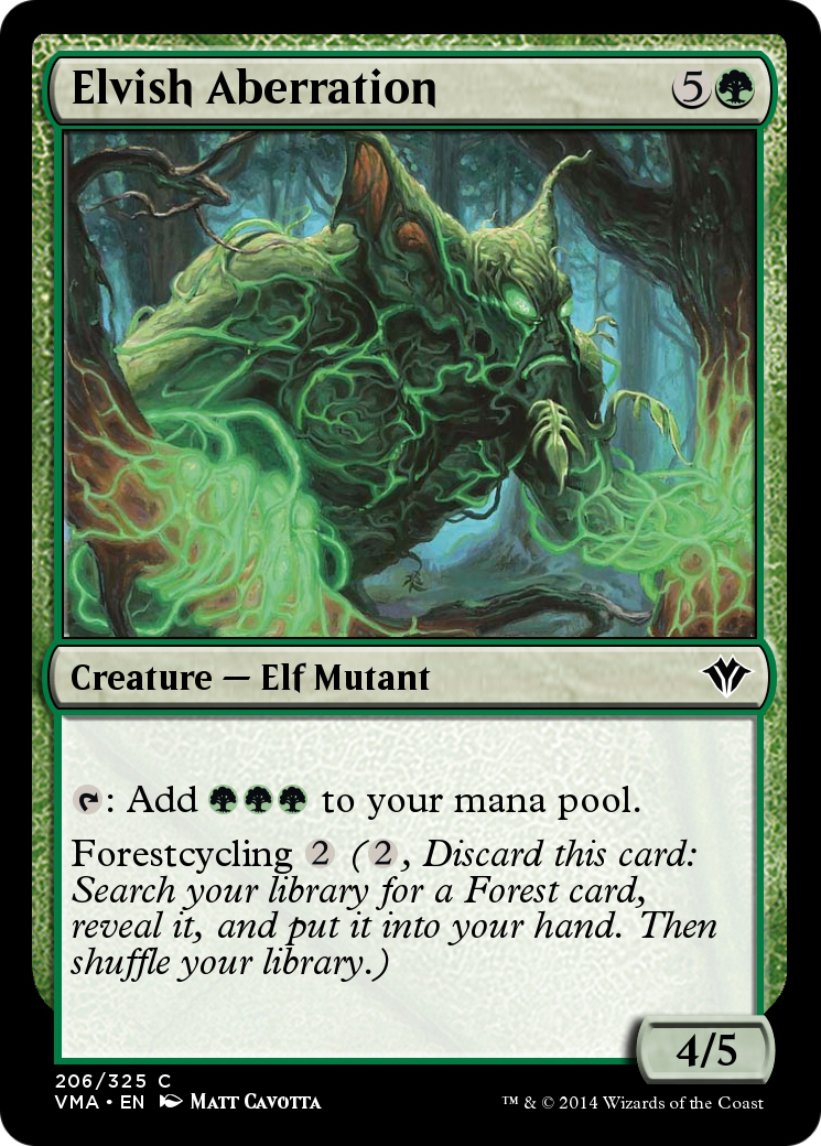 Elvish Aberration (VMA-206) [Vintage Masters]