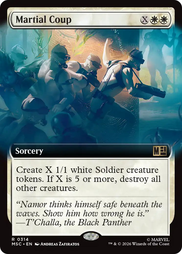 Martial Coup (Extended Art) [Marvel Super Heroes Commander]