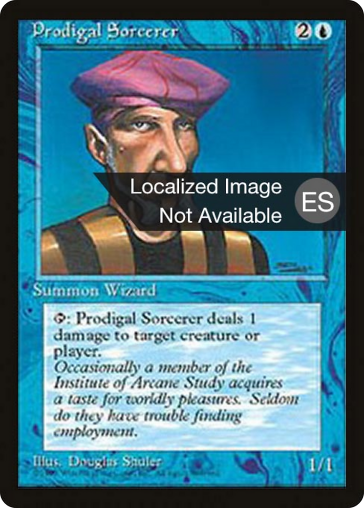 Prodigal Sorcerer (4BB-094) [Fourth Edition Foreign Black Border]