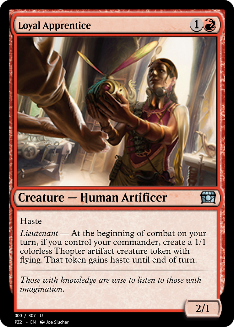 Loyal Apprentice (PZ2-70753) [Treasure Chest] Foil
