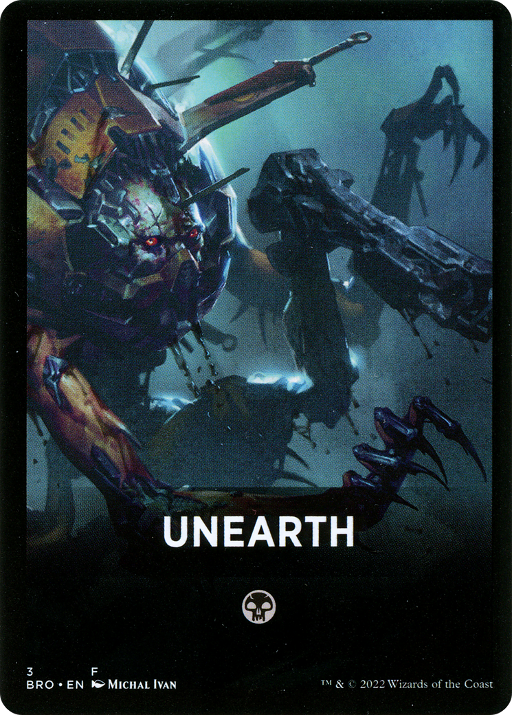 Unearth (Theme) (FBRO-003) [The Brothers' War Jumpstart Front Cards] Foil