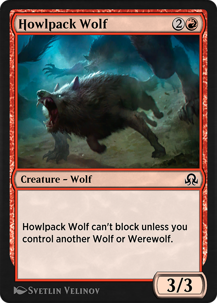 Howlpack Wolf (SIR-162) [Shadows over Innistrad Remastered]