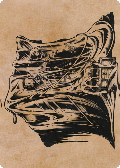 Gelatinous Cube // Gelatinous Cube (AAFR-071) (Borderless) [Adventures in the Forgotten Realms Art Series]