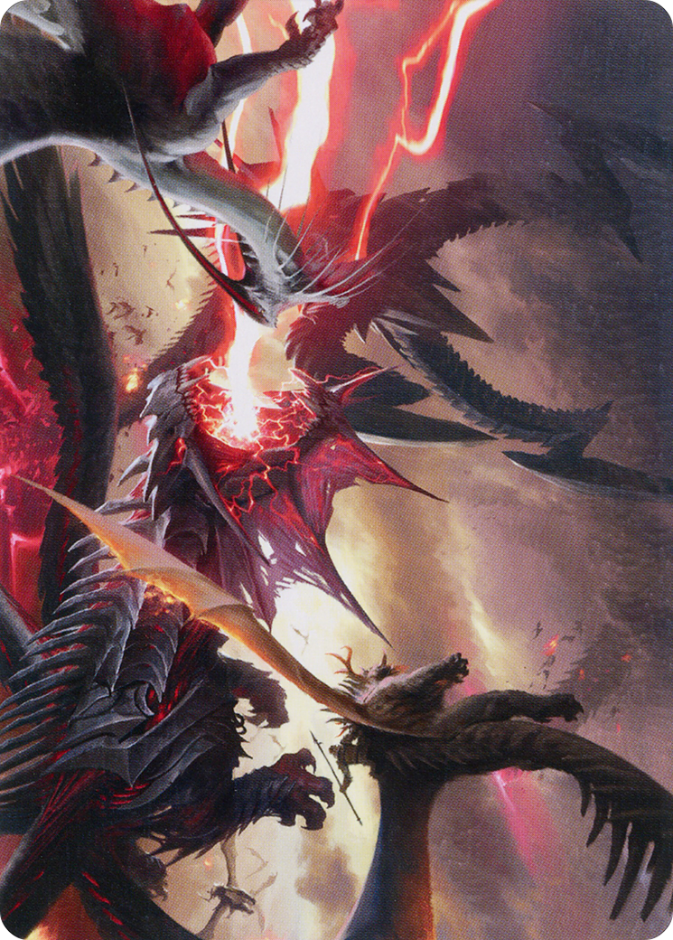 Invasion of Tarkir // Invasion of Tarkir (AMOM-034) (Borderless) [March of the Machine Art Series] Foil