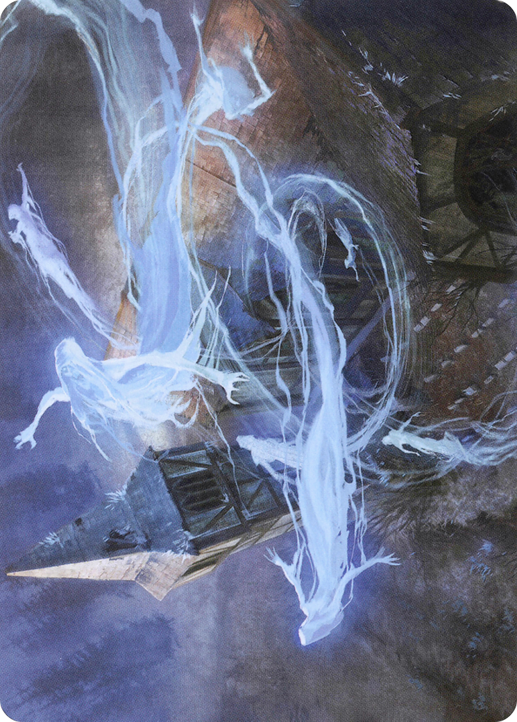 Hallowed Haunting // Hallowed Haunting (AVOW-012) (Borderless) [Crimson Vow Art Series] Foil