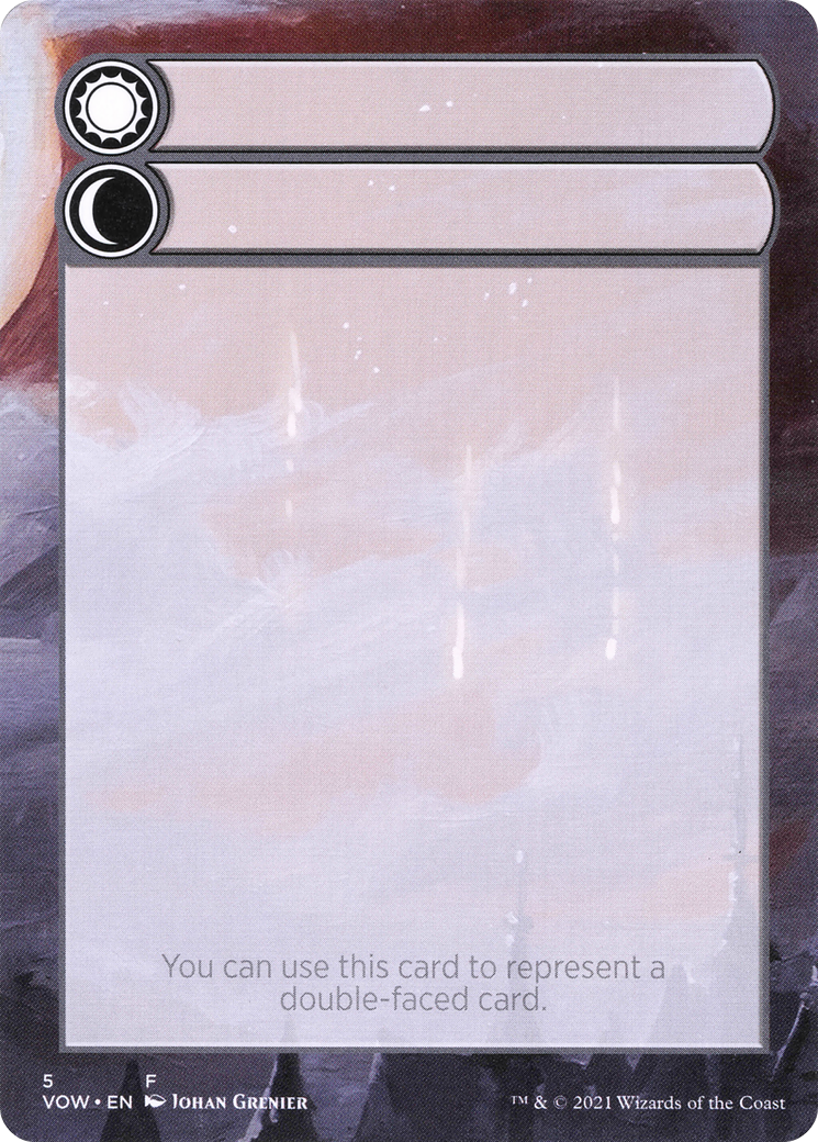 Double-Faced Substitute Card (SVOW-005) (Borderless) [Innistrad: Crimson Vow Substitute Cards]