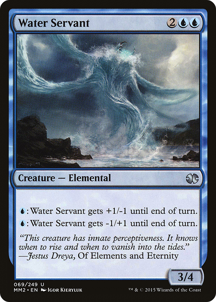 Water Servant (MM2-069) [Modern Masters 2015] Foil
