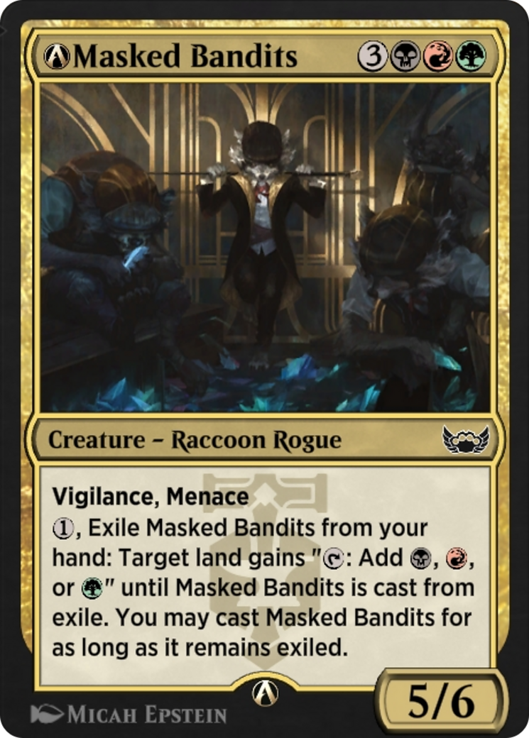 A-Masked Bandits (SNC-A-201) [Streets of New Capenna]