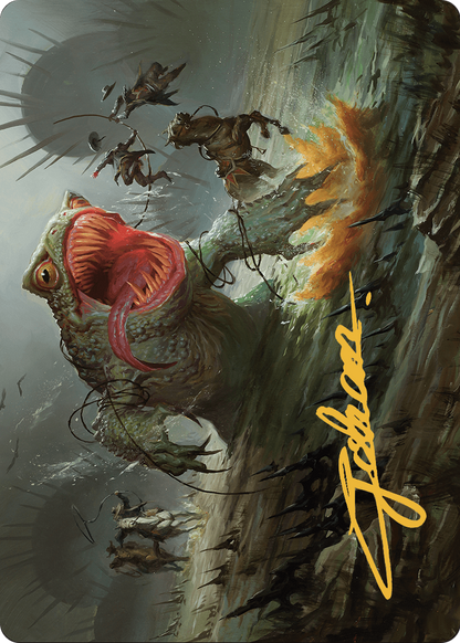 The Gitrog, Ravenous Ride // The Gitrog, Ravenous Ride (AOTJ-022) (Borderless) [Outlaws of Thunder Junction Art Series]