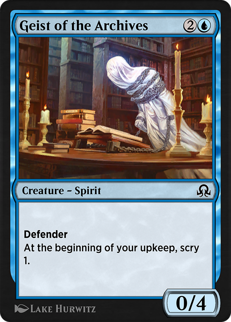 Geist of the Archives (SIR-072) [Shadows over Innistrad Remastered]