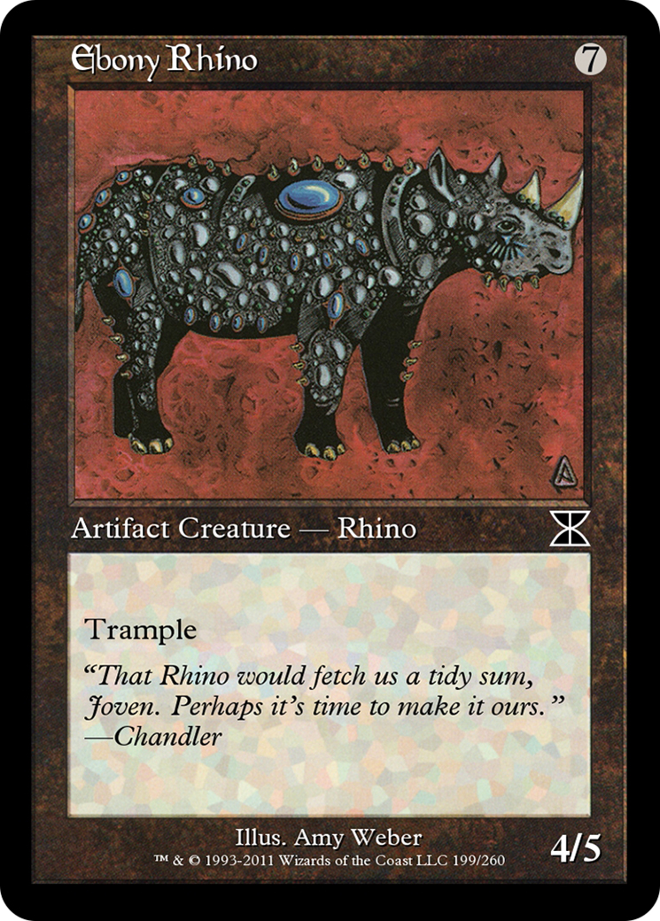 Ebony Rhino (ME4-199) [Masters Edition IV]