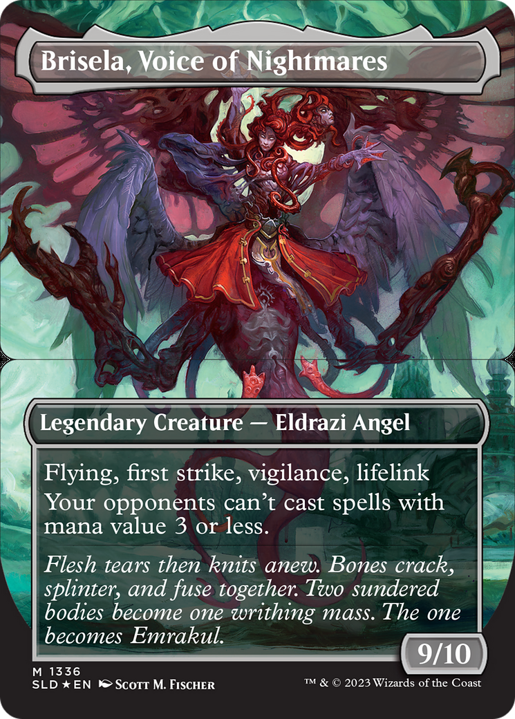 Brisela, Voice of Nightmares (SLD-1336B) (Borderless) [Secret Lair Drop] Foil