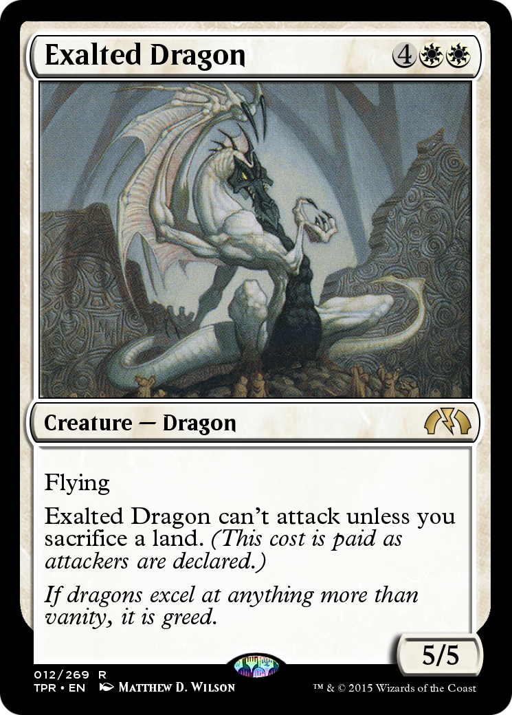 Exalted Dragon (TPR-012) [Tempest Remastered]