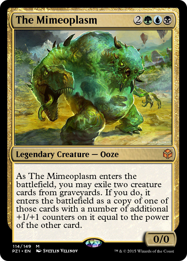 The Mimeoplasm (PZ1-114) [Legendary Cube Prize Pack]