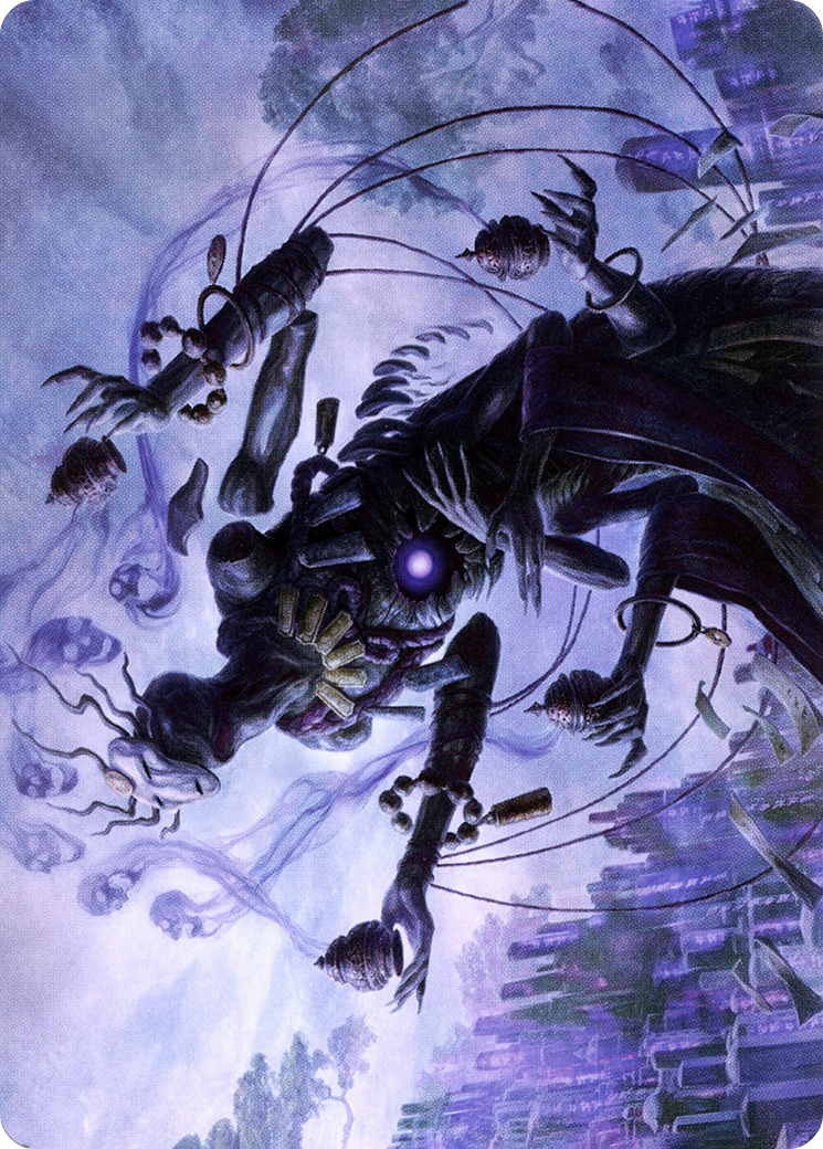 Myojin of Grim Betrayal // Myojin of Grim Betrayal (ANEO-009) (Borderless) [Neon Dynasty Art Series] Foil