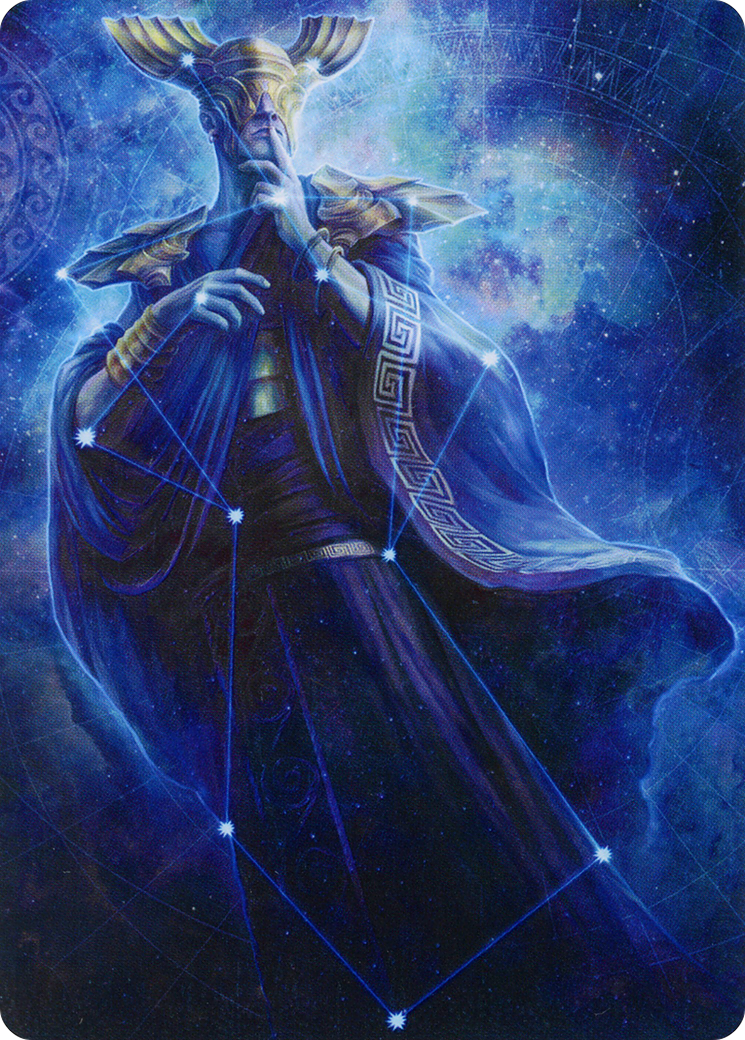 Atris, Oracle of Half-Truths // Atris, Oracle of Half-Truths (AMOM-078) (Borderless) [March of the Machine Art Series]