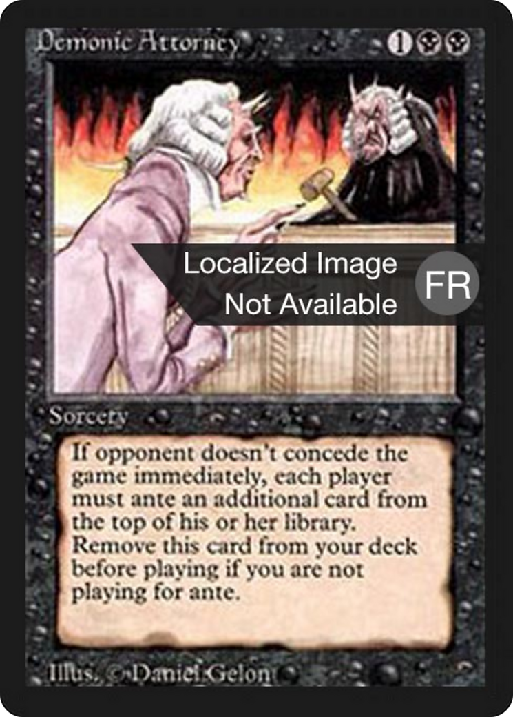 Demonic Attorney (FBB-103) [Foreign Black Border]