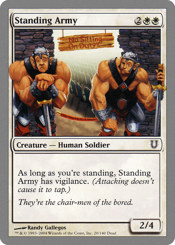 Standing Army (UNH-020) [Unhinged]