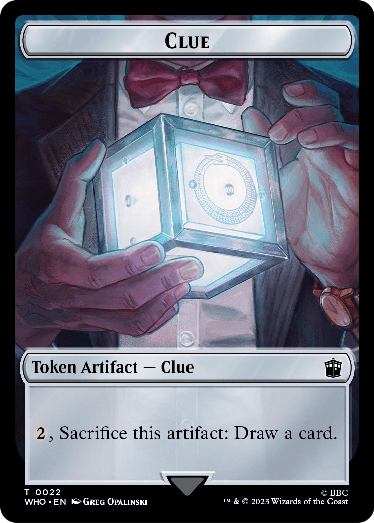 Clue (TWHO-022) [Doctor Who Tokens] Foil