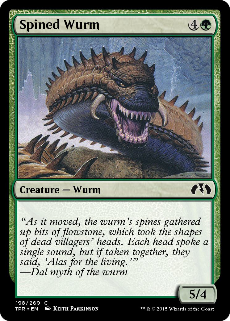 Spined Wurm (TPR-198) [Tempest Remastered] Foil