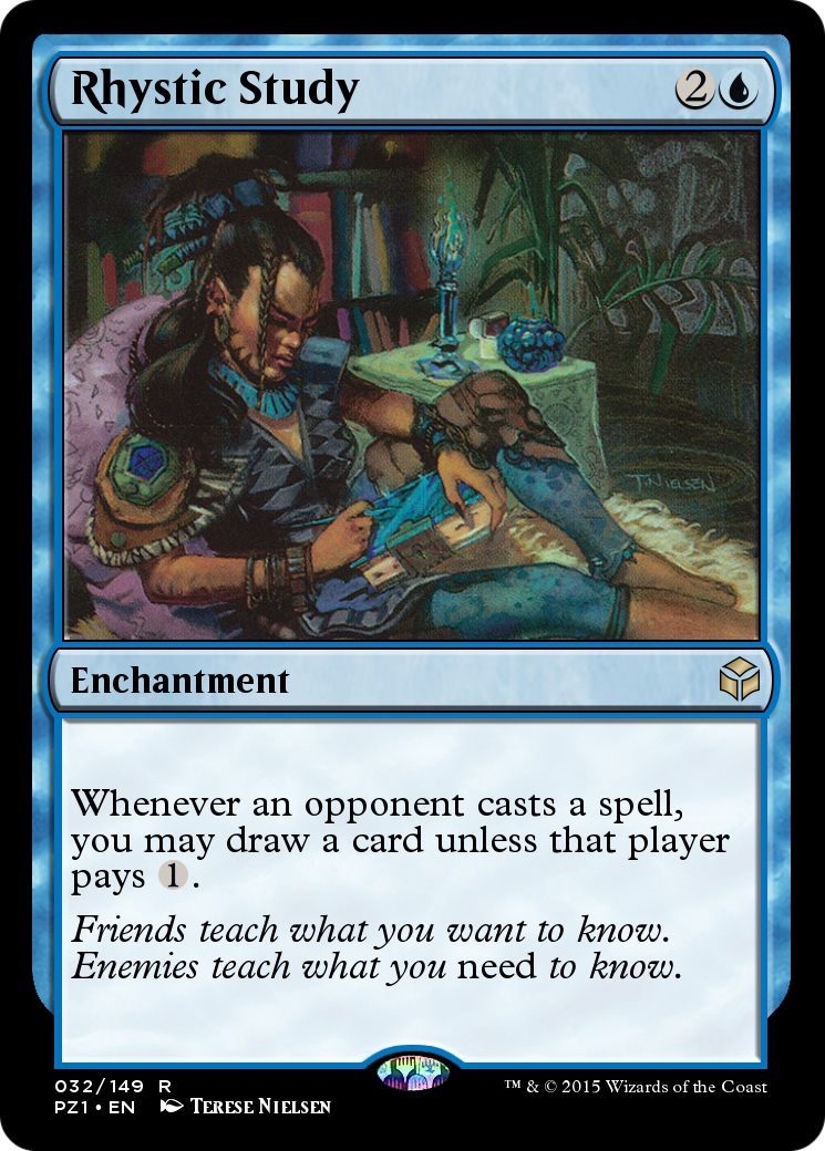 Rhystic Study (PZ1-032) [Legendary Cube Prize Pack] Foil