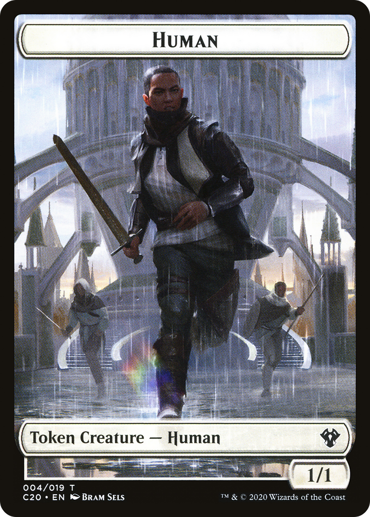 Human (TC20-004) [Commander 2020 Tokens]