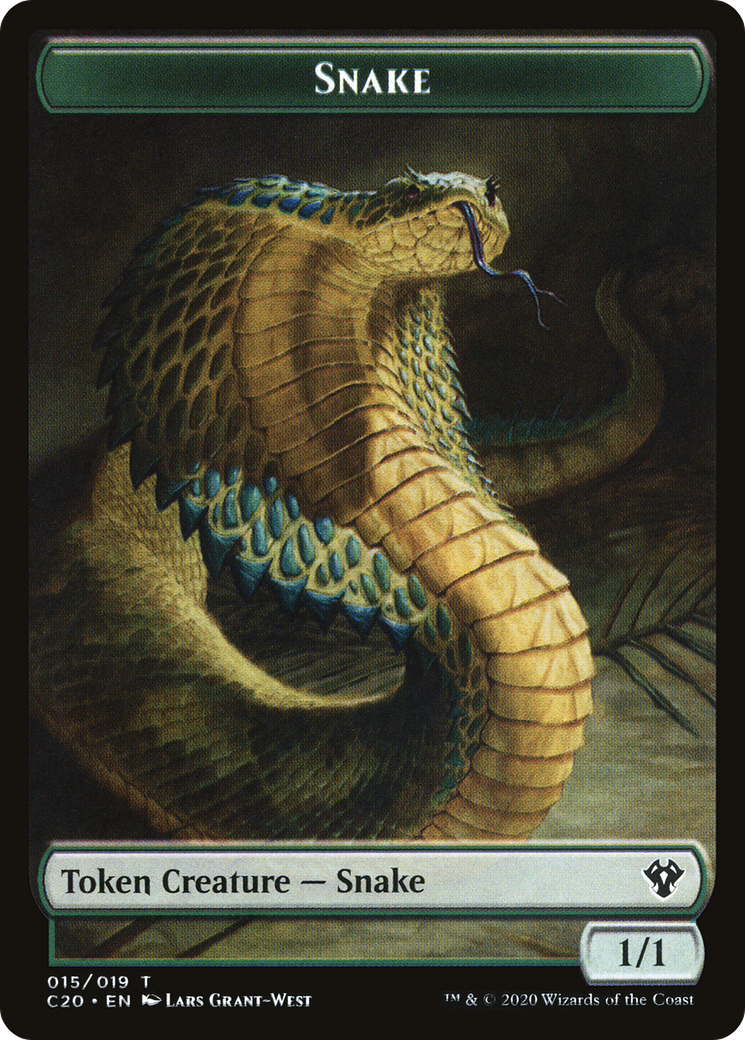 Snake (TC20-015) [Commander 2020 Tokens]