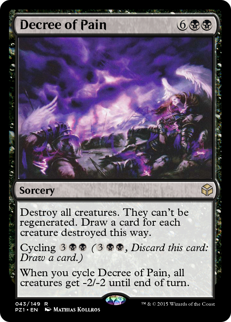 Decree of Pain (PZ1-043) [Legendary Cube Prize Pack]