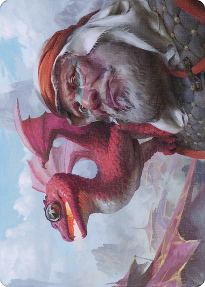 Dragon Whelp // Dragon Whelp (ADMU-029) (Borderless) [Dominaria United Art Series]