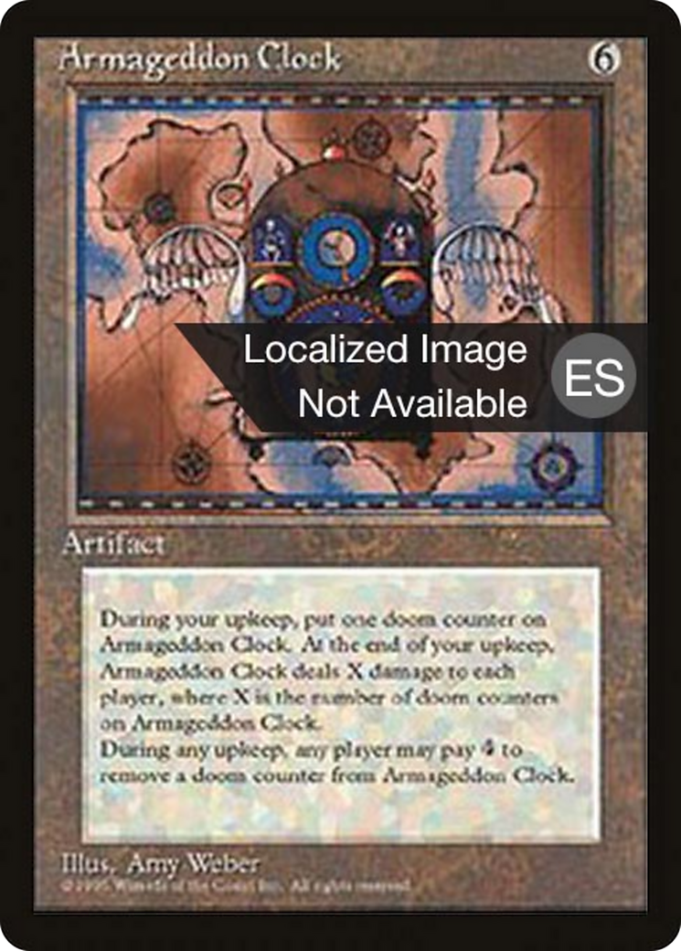 Armageddon Clock (4BB-295) [Fourth Edition Foreign Black Border]