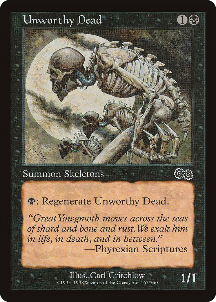 Unworthy Dead (USG-163) [Urza's Saga]