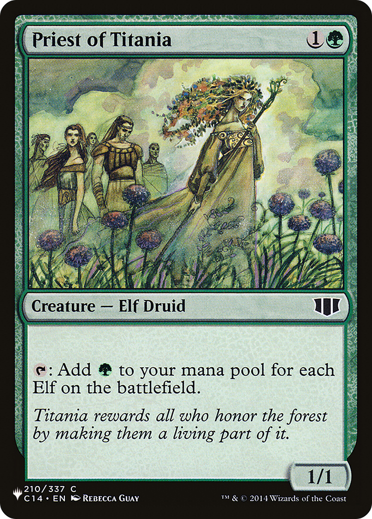 Priest of Titania (PLST-C14-210) [The List]