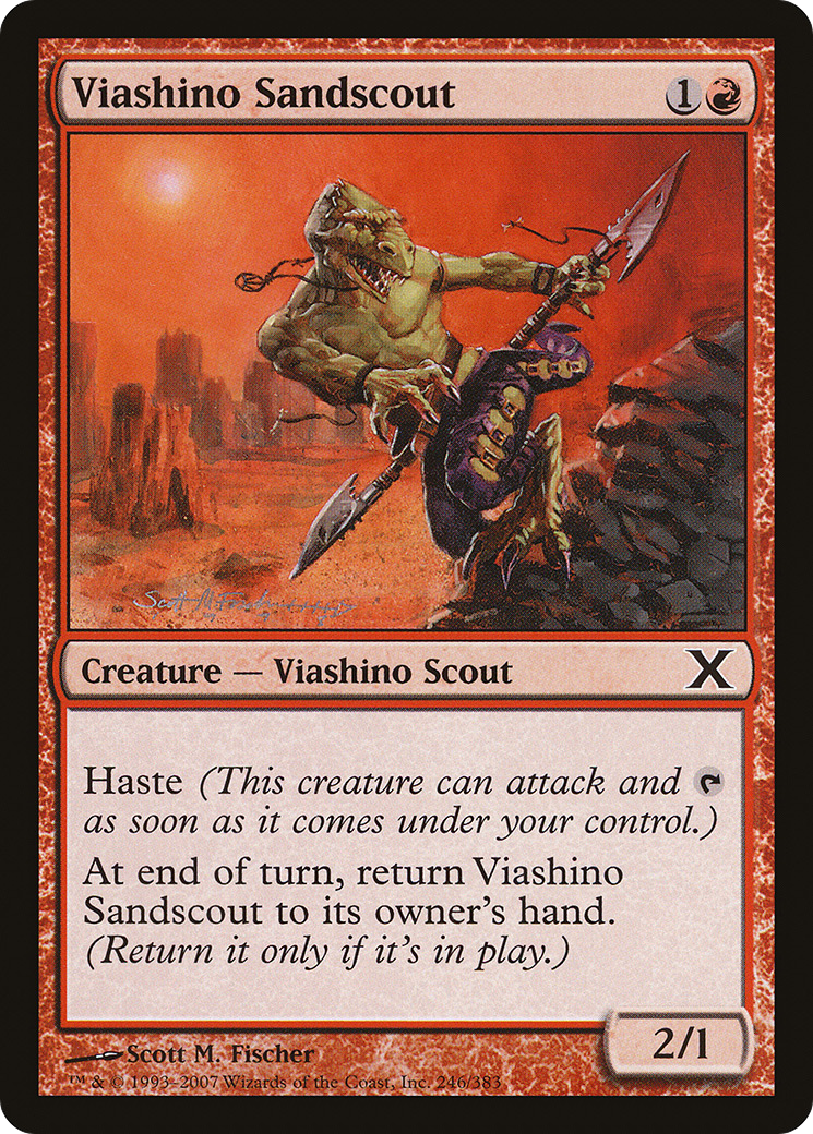 Viashino Sandscout (10E-246) [Tenth Edition]