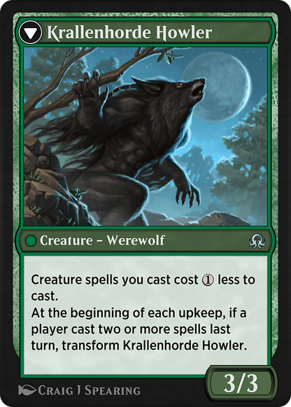 Duskwatch Recruiter // Krallenhorde Howler (SIR-194) [Shadows over Innistrad Remastered]