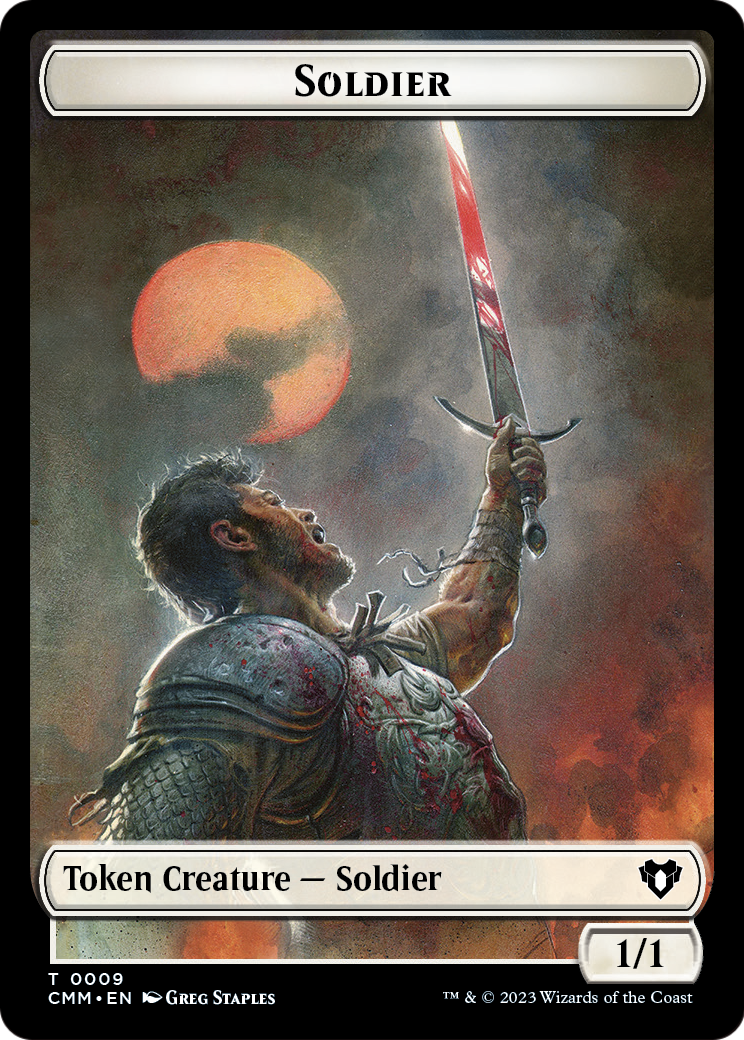 Soldier (TCMM-009) [Commander Masters Tokens] Foil