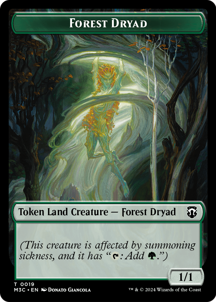 Forest Dryad (TM3C-019) [Modern Horizons 3 Commander Tokens]