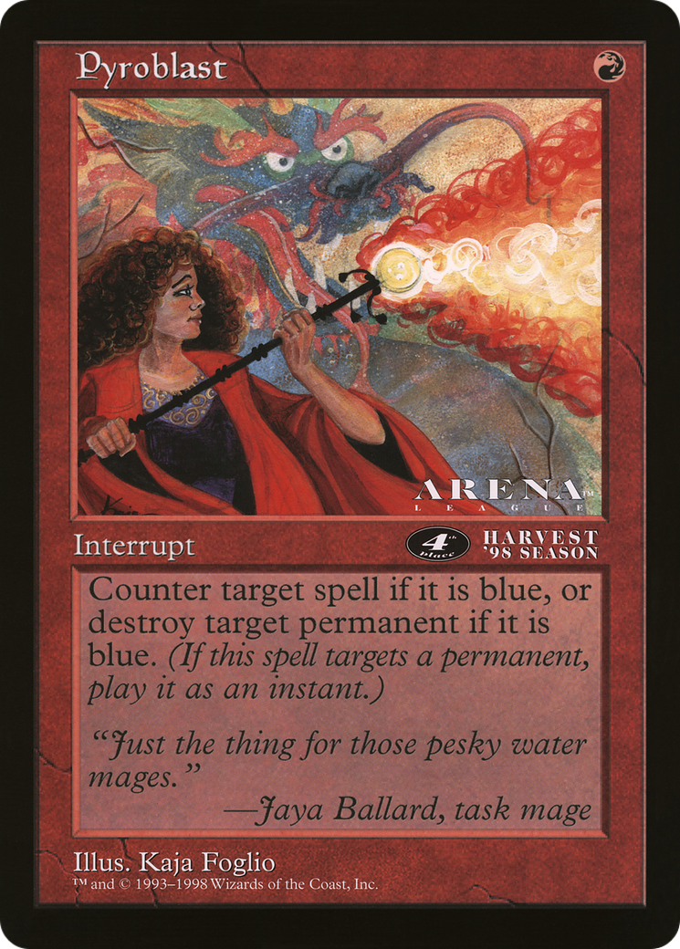 Pyroblast (OLEP-055) [Oversized League Prizes]