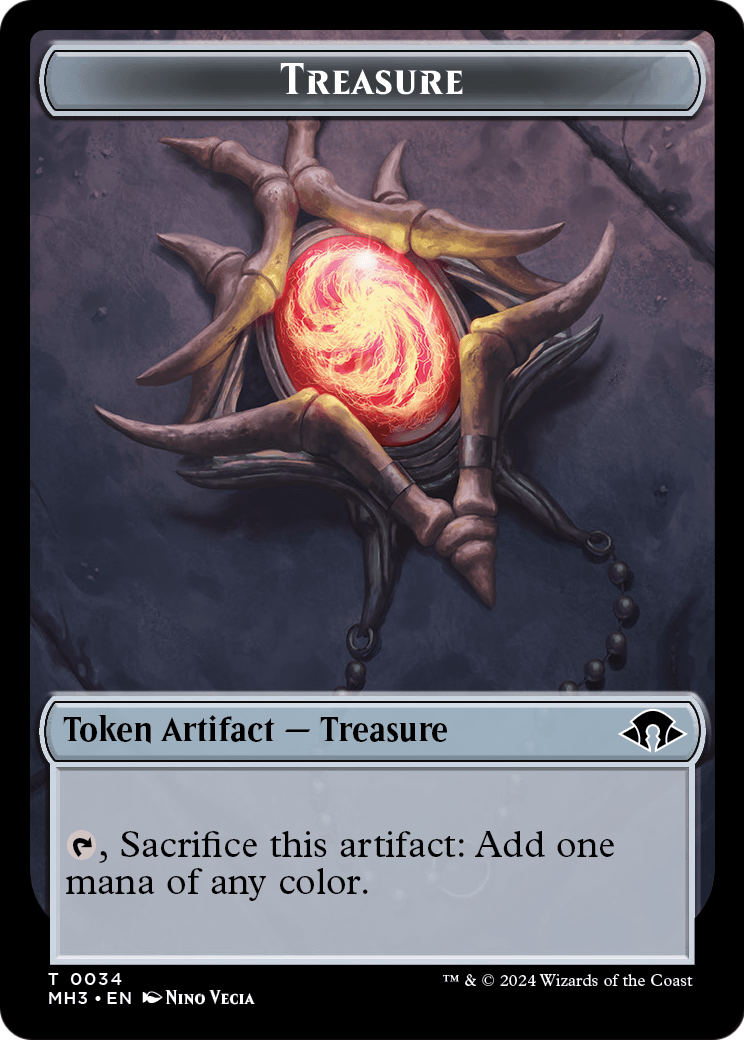 Treasure (TMH3-034) [Modern Horizons 3 Tokens]